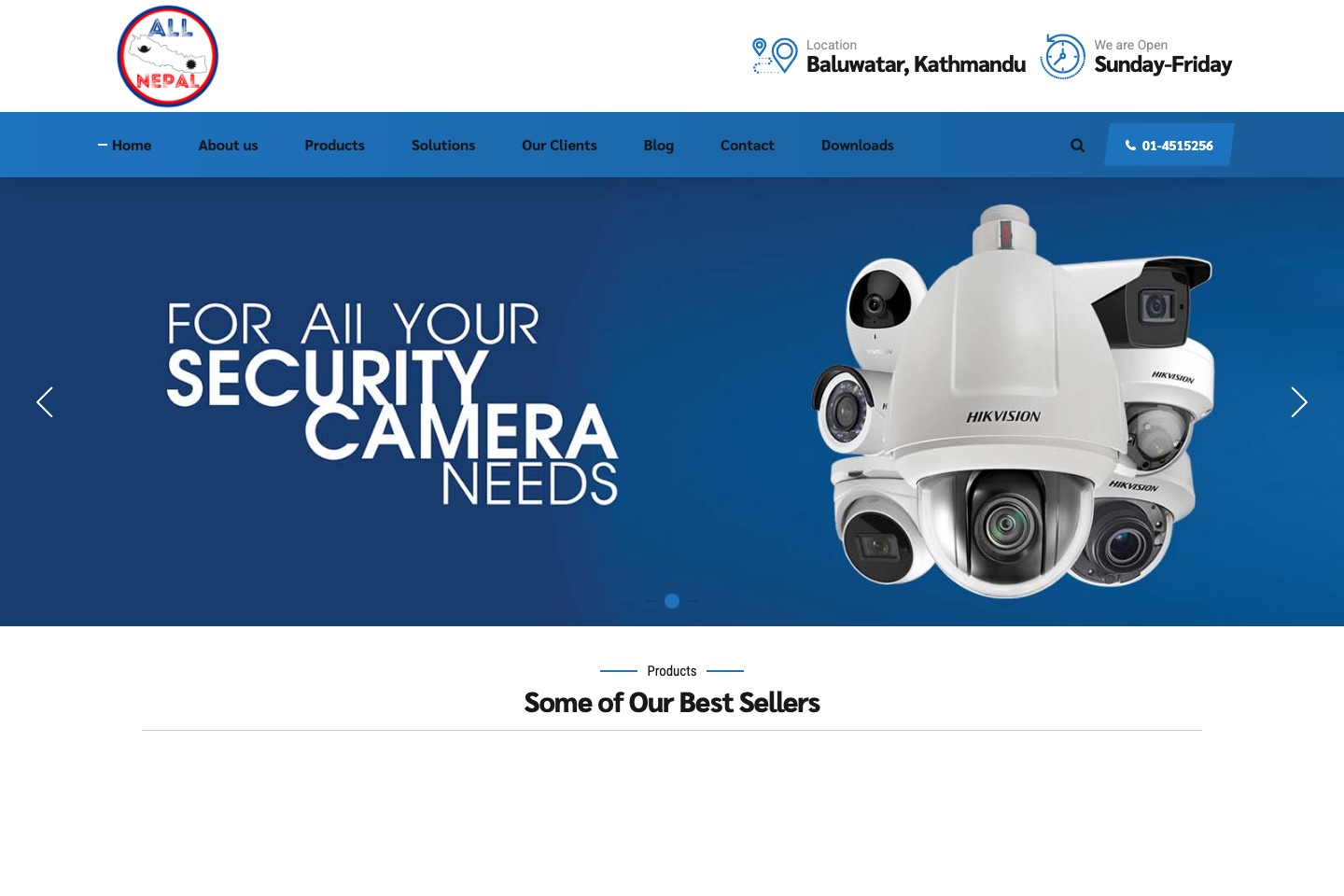 All Nepal Sales & Service Website