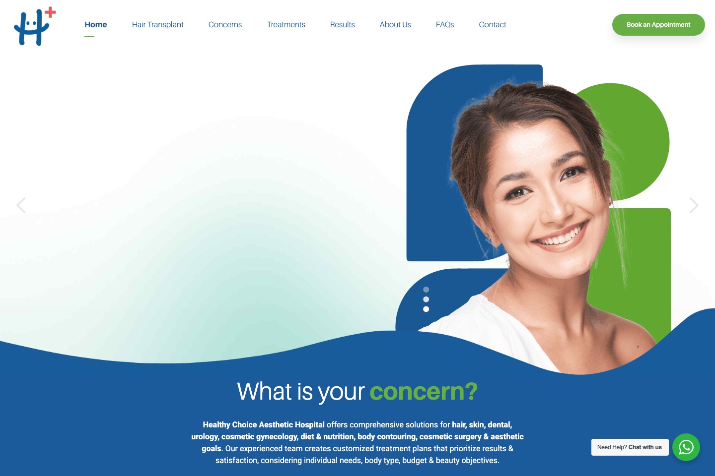 Healthy Choice Aesthetic Hospital Website & SEO