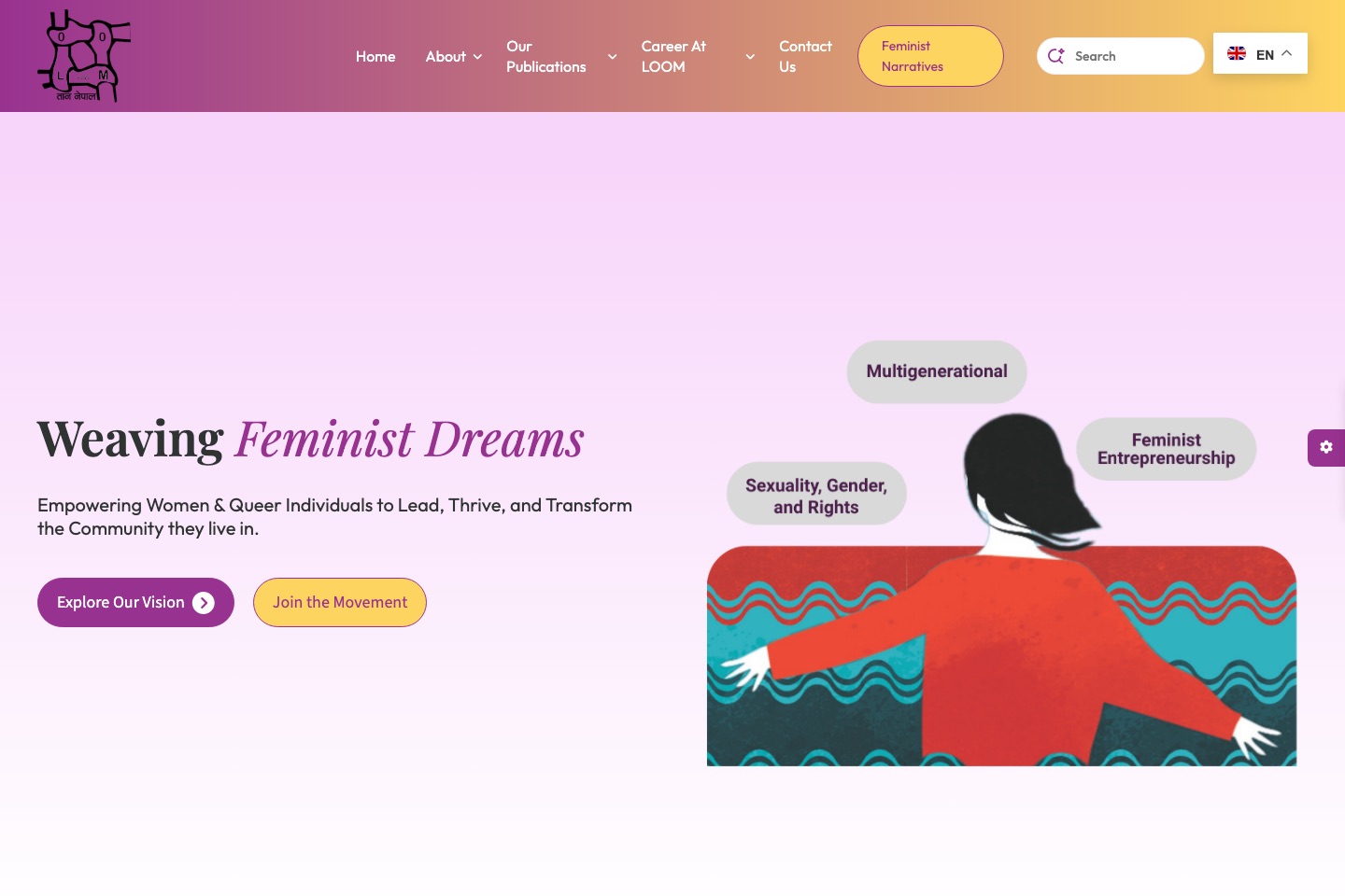 LOOM Nepal Website